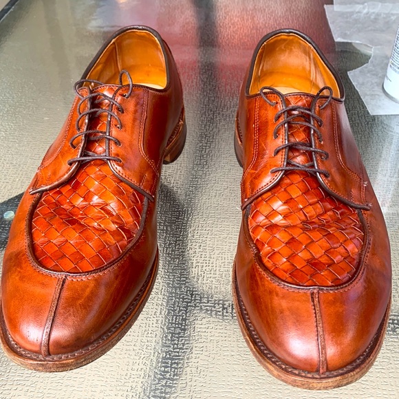 Allen Edmonds Hersey style- Chili/Weave Edition mens upscale shoes. - Picture 3 of 14
